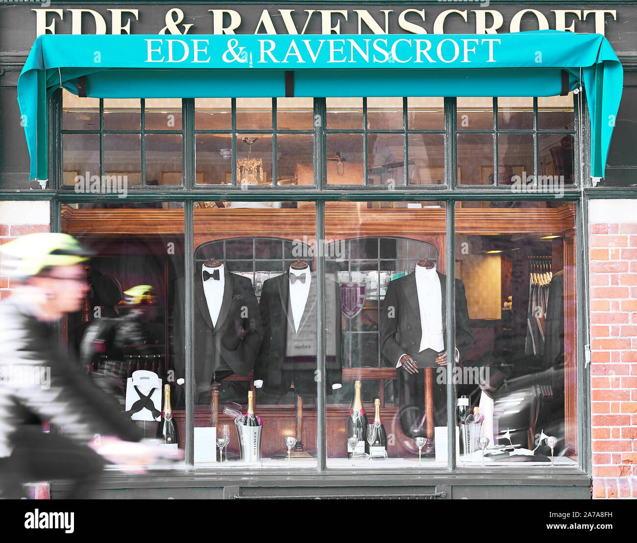 Shop window of Ede & Ravenscroft at Cambridge, England Stock Photo - Alamy