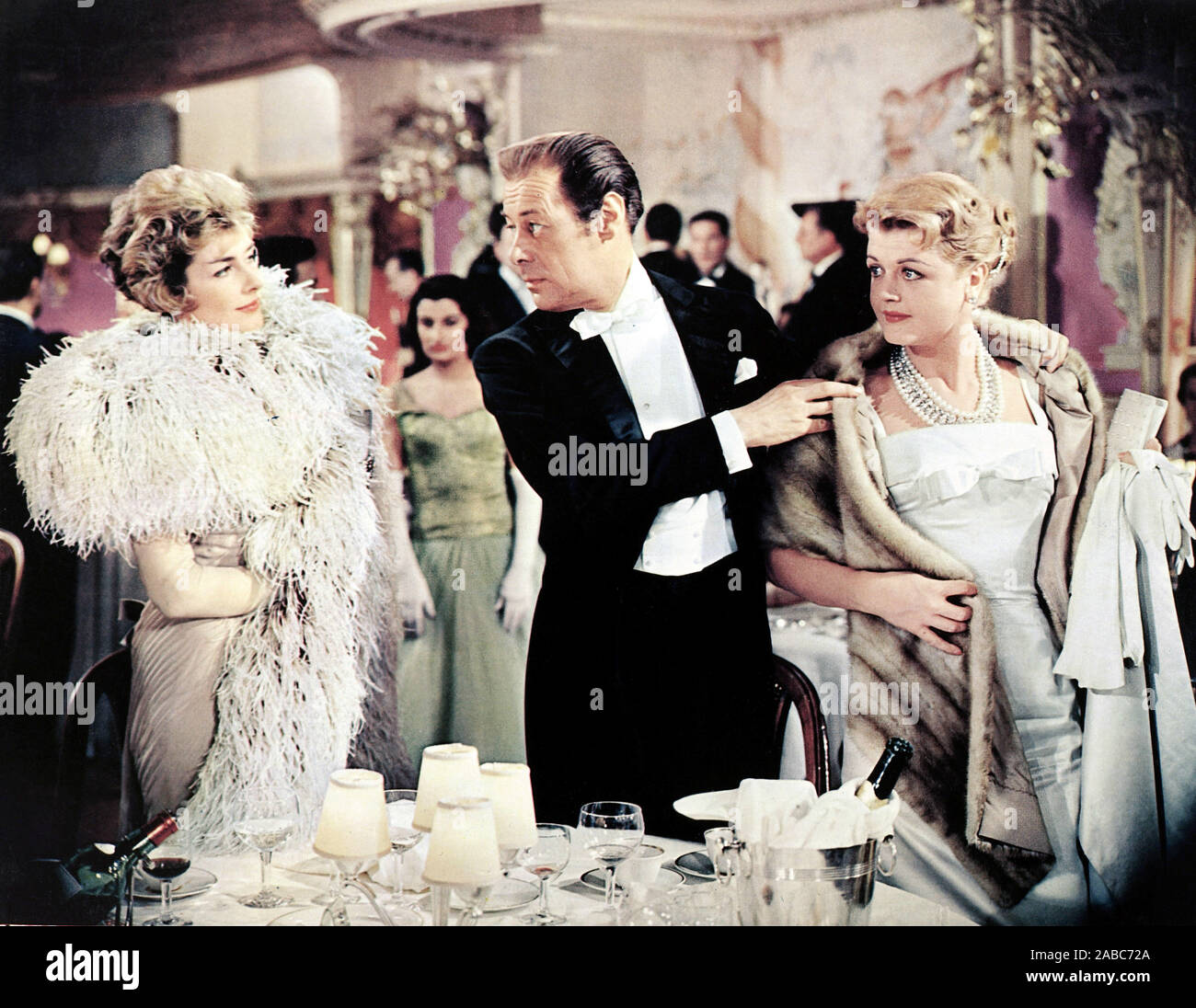 THE RELUCTANT DEBUTANTE, from left, Kay Kendall, Rex Harrison, Angela ...