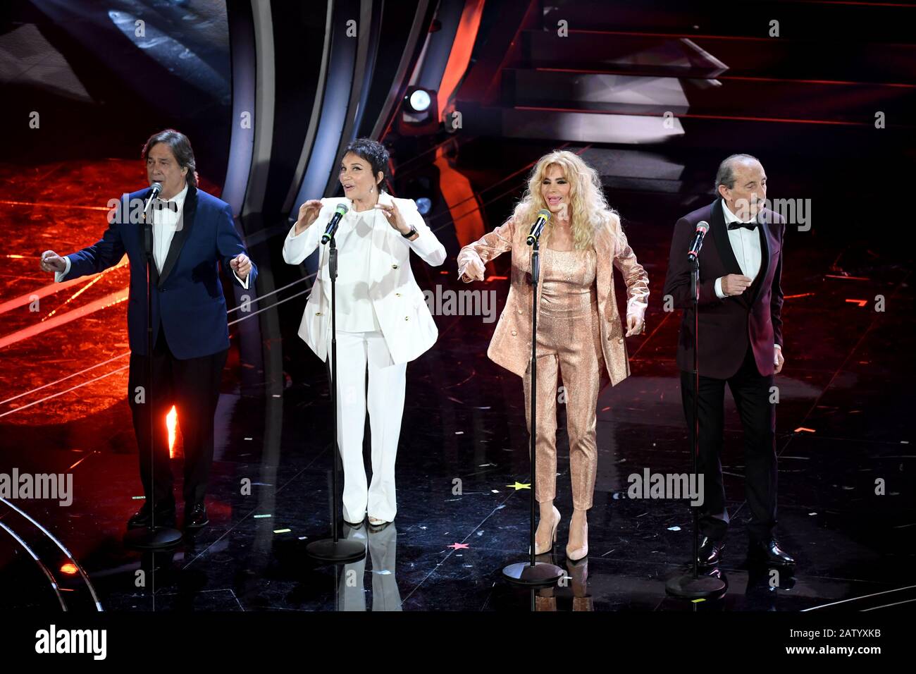Sanremo, 70th Italian song festival 2020. Second evening. The rich and ...