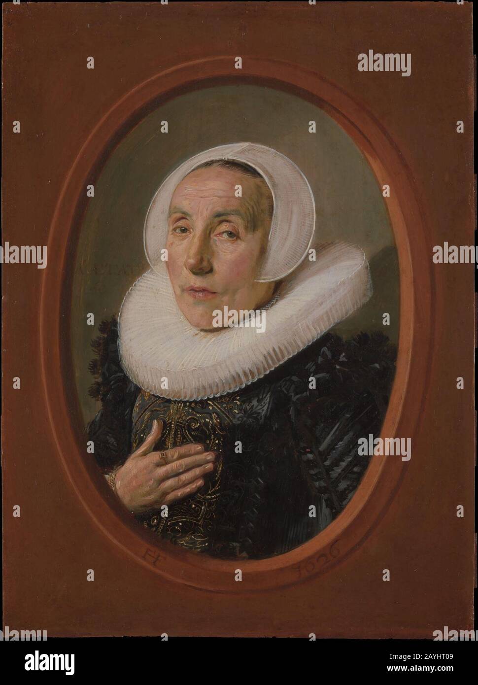 Frans Hals - Anna van der Aar Stock Photo - Alamy