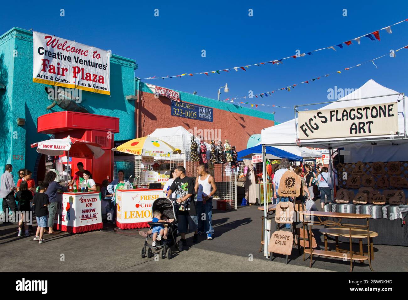 4th Avenue Street Fair, Tucson, Pima County, Arizona, USA Stock Photo