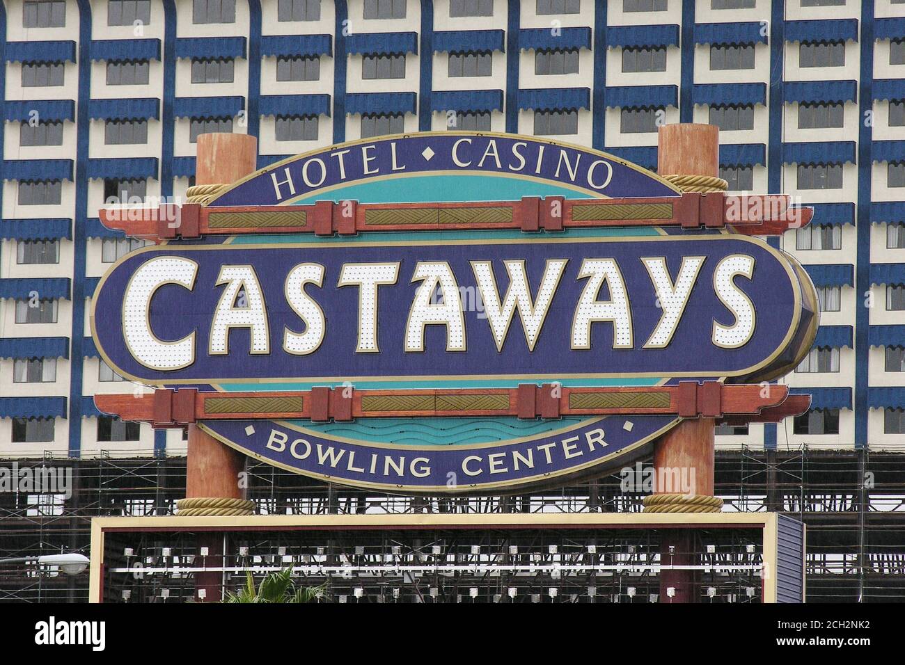 Las Vegas, Nevada, USA October 2005 Archival view of Castaways hotel