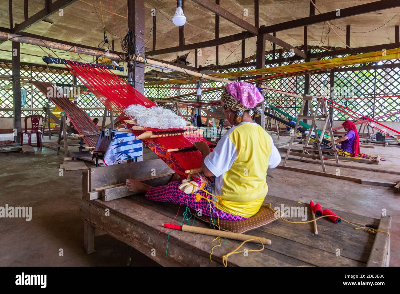 Yakan Weaving And Cloth At The Yakan Weaving House In Basilan