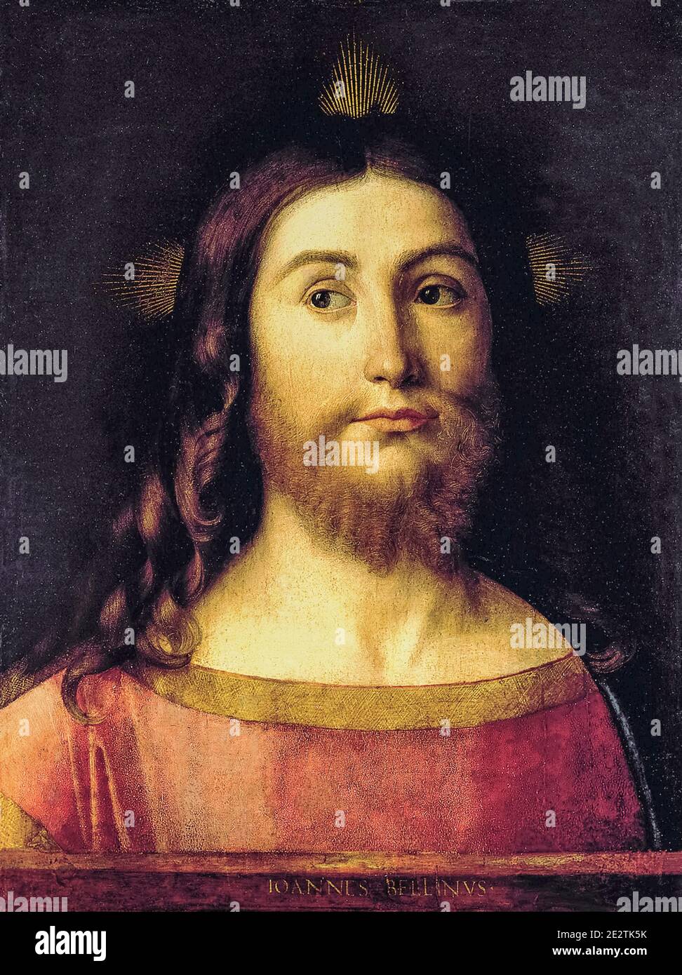 El Salvador (Jesus Christ as Saviour of the World), painting by ...