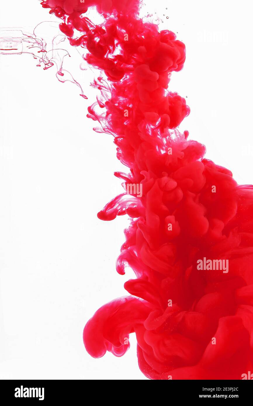 Abstract red background. Splash of paint Stock Photo - Alamy