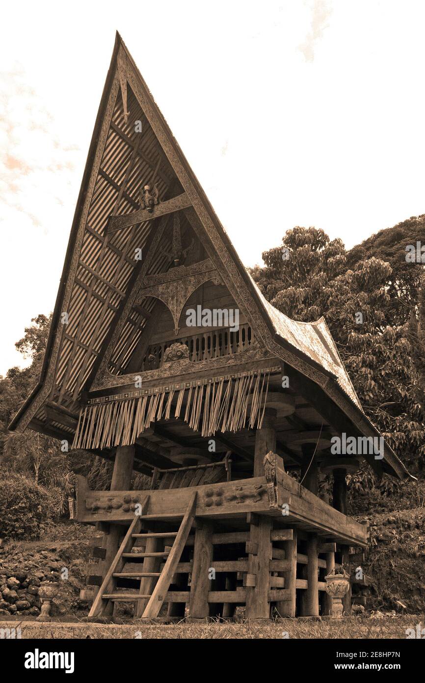 A Traditional Toba Batak House Called Jabu The Toba Language For