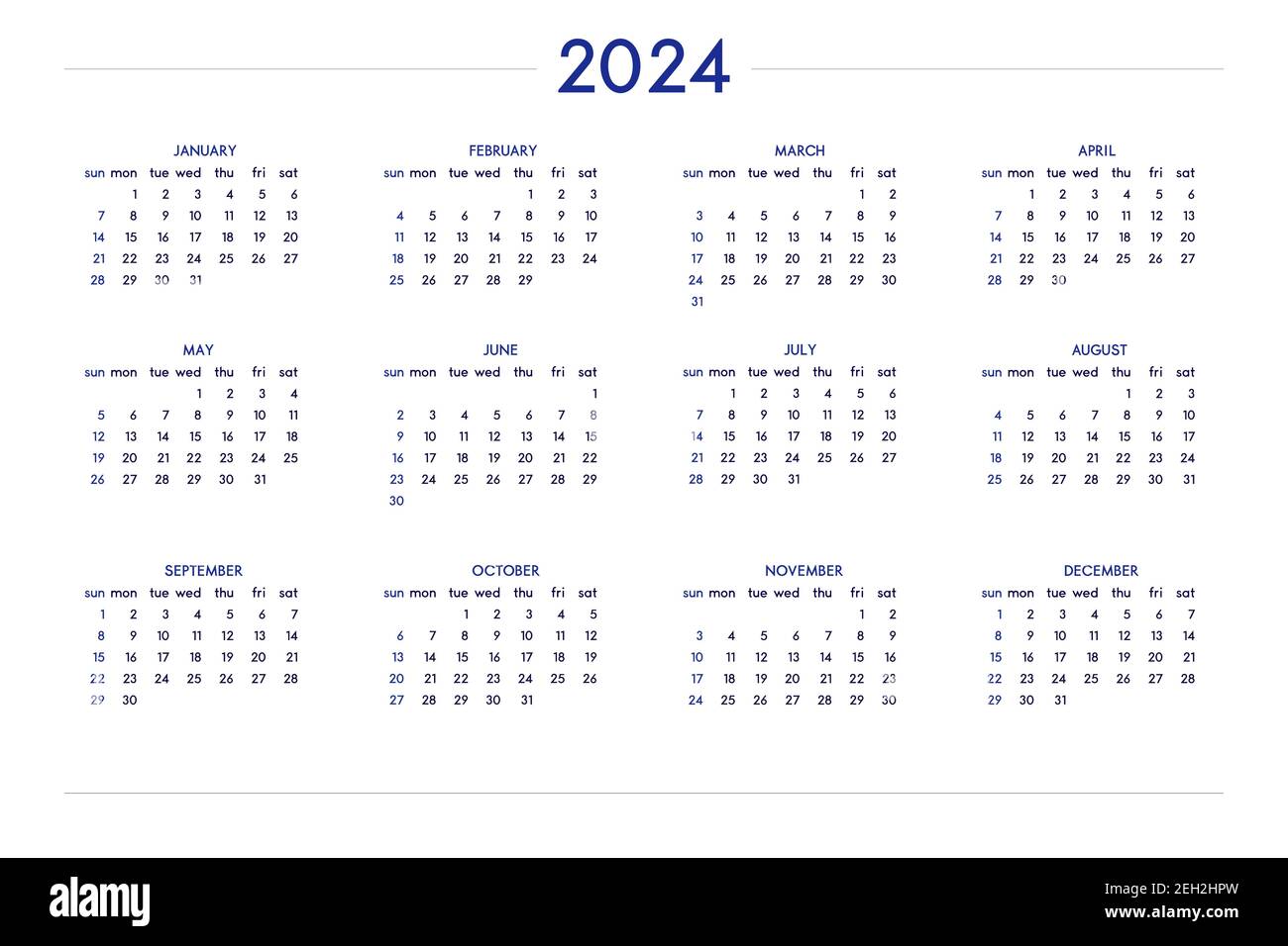 2024 calendar set in classic strict style. wall table calendar schedule