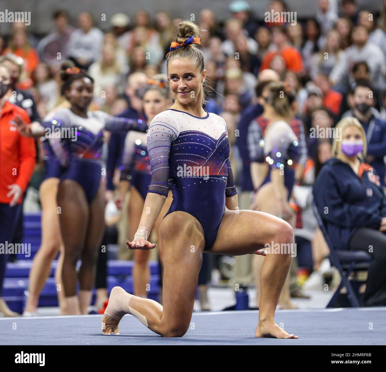 Auburn, AL, USA. 11th Feb, 2022. Auburn's Drew Watson performs her ...