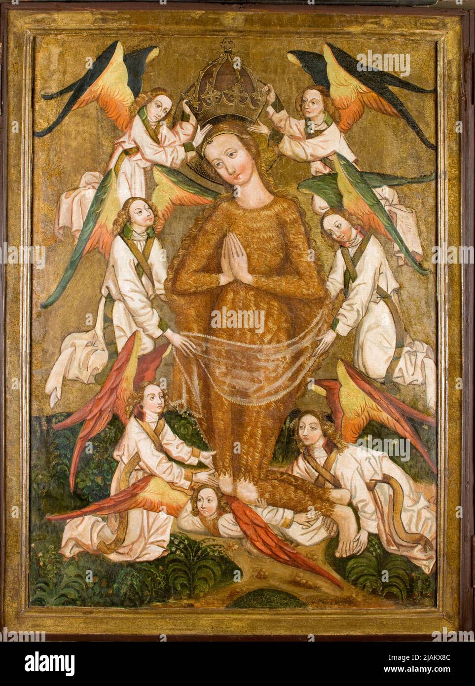 Saint Mary Magdalene Lifted by Angels. Altar Retable from the Church in ...