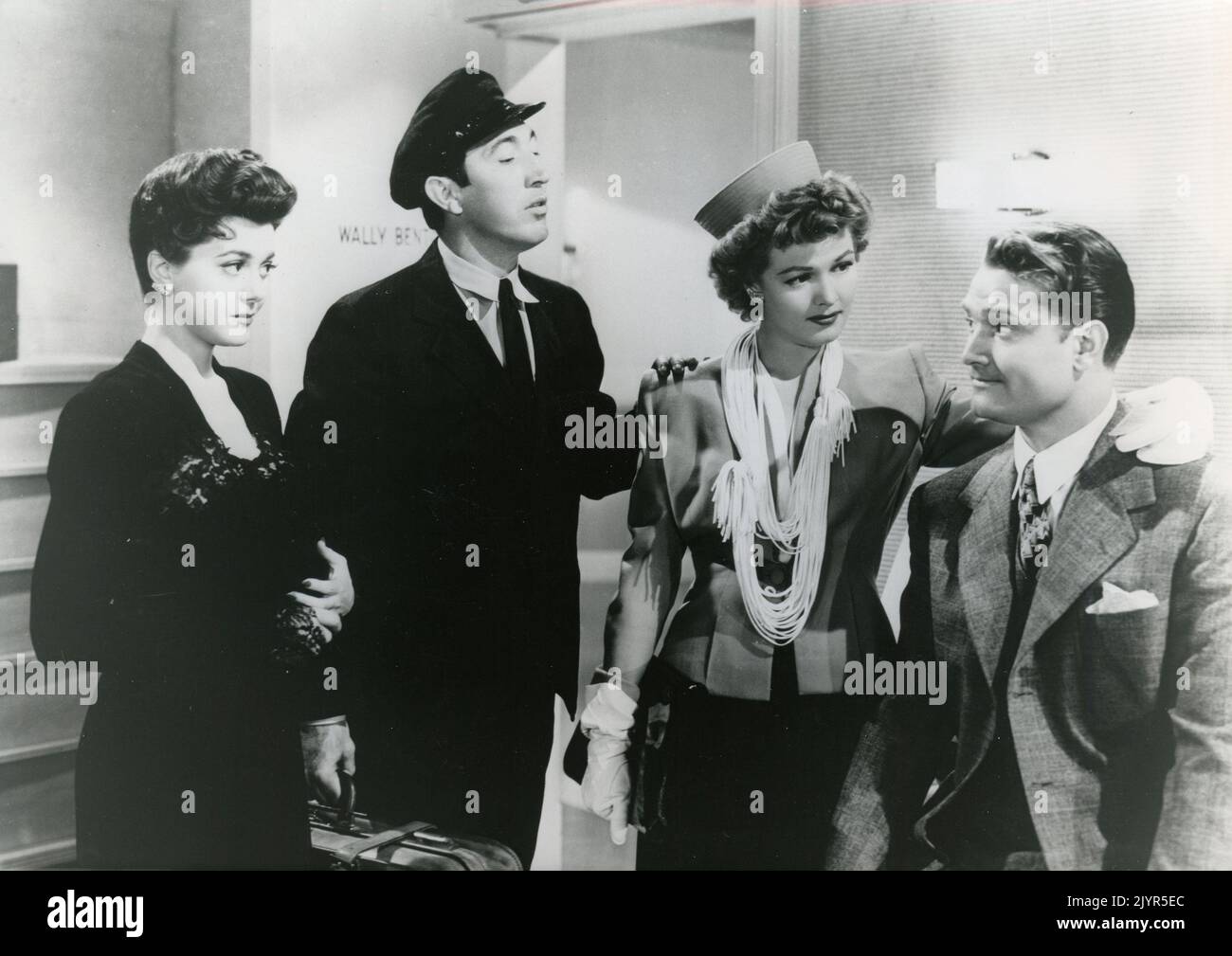 American Actors Ann Rutherford Rags Ragland Jean Rogers And Red Skelton In The Movie