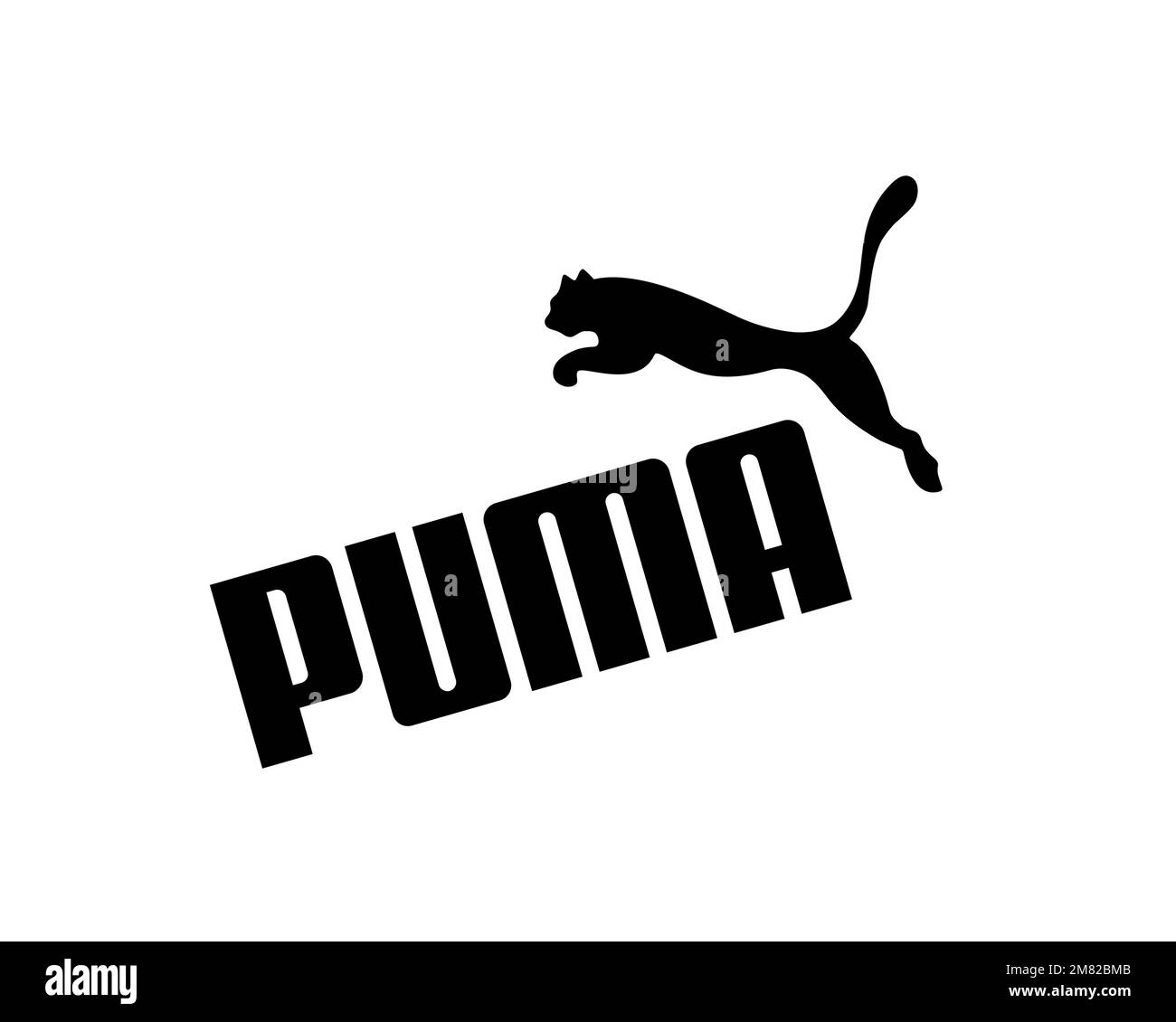 Cougar brand, rotated logo, white background Stock Photo - Alamy
