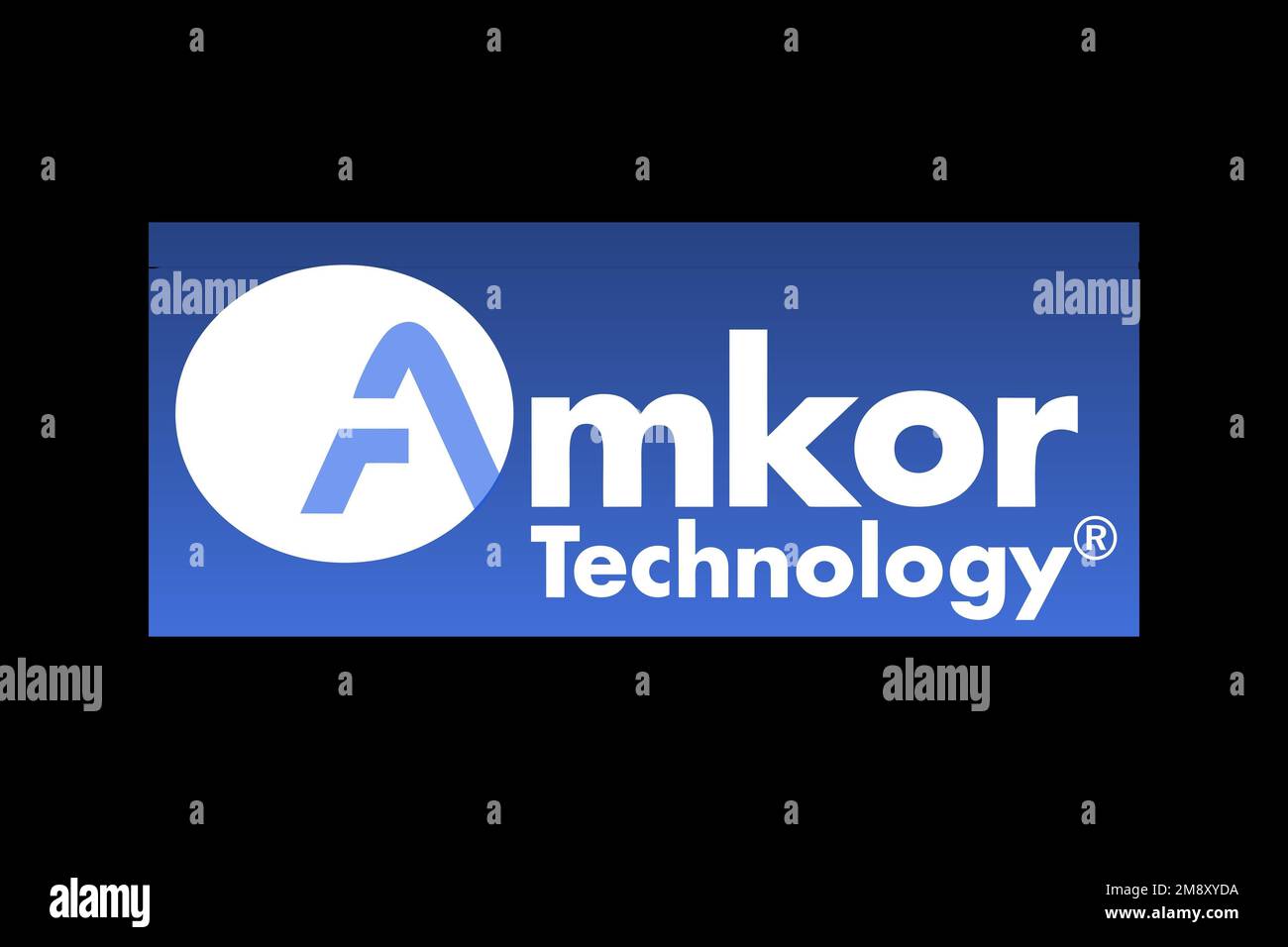 Amkor Technology, Logo, Black background Stock Photo - Alamy