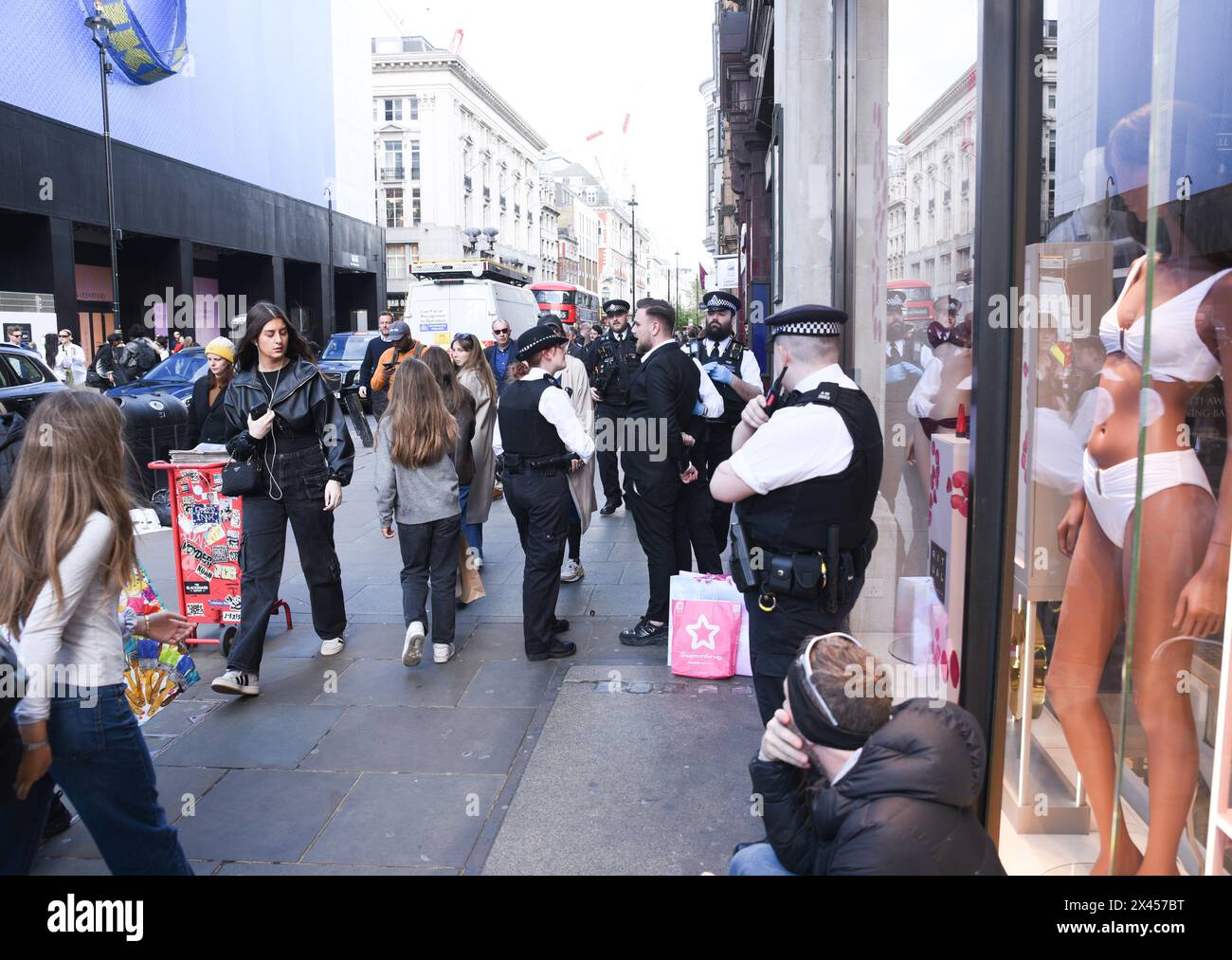 facial recognition system at Oxford Circus flagged up a suspected ...