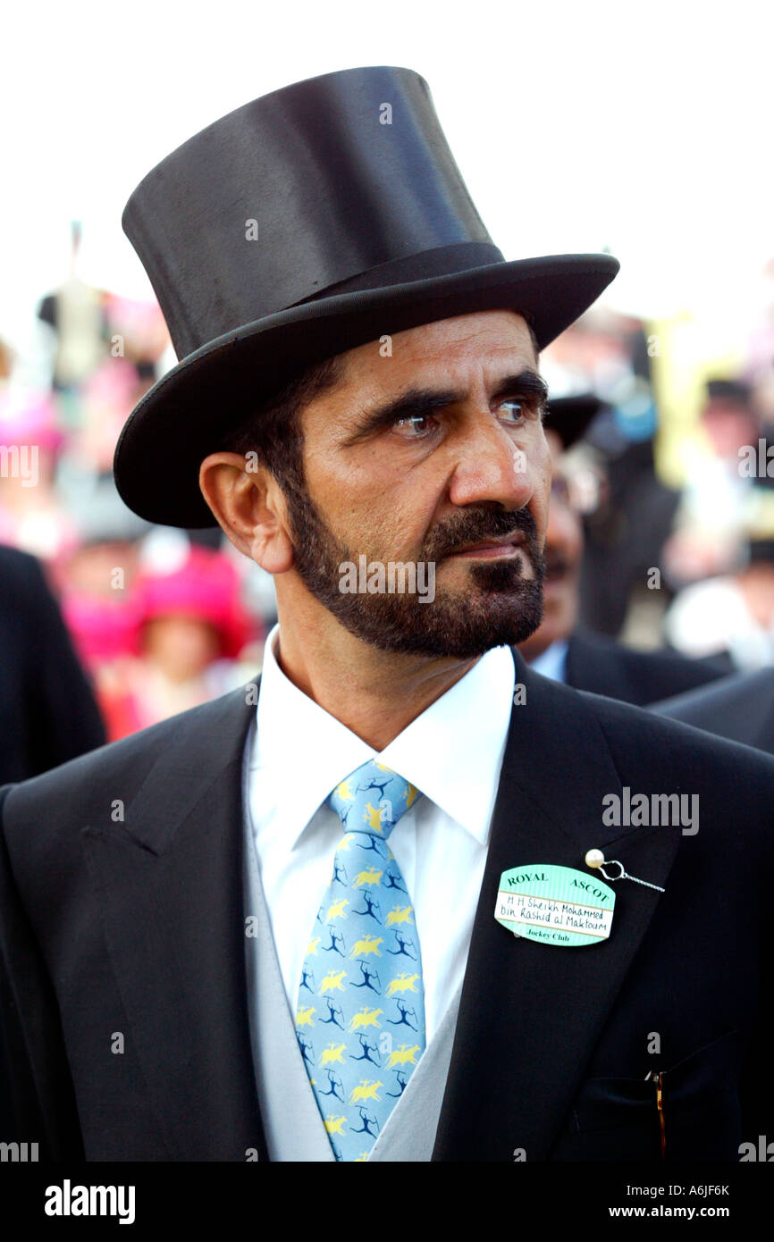 Sheikh Mohammed Bin Rashid Al Maktoum At Horse Races Royal Ascot