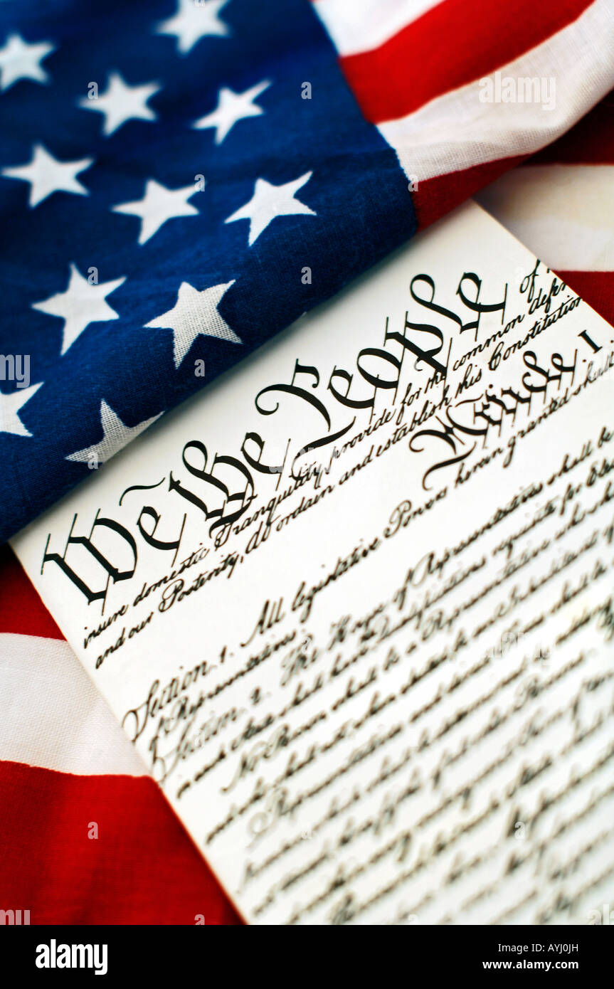 We The People US Constitution HD POSTER