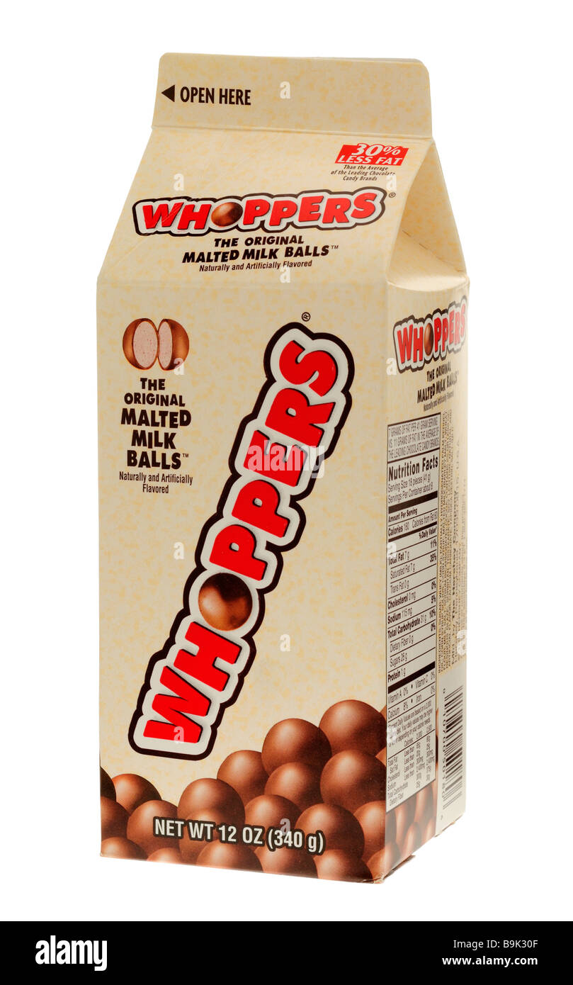 Whoppers Malted Milk Chocolate Balls Stock Photo Alamy