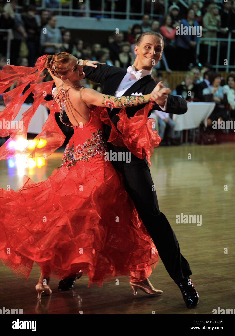 Professional Ballroom Dancers Dancing Stock Photo - Alamy