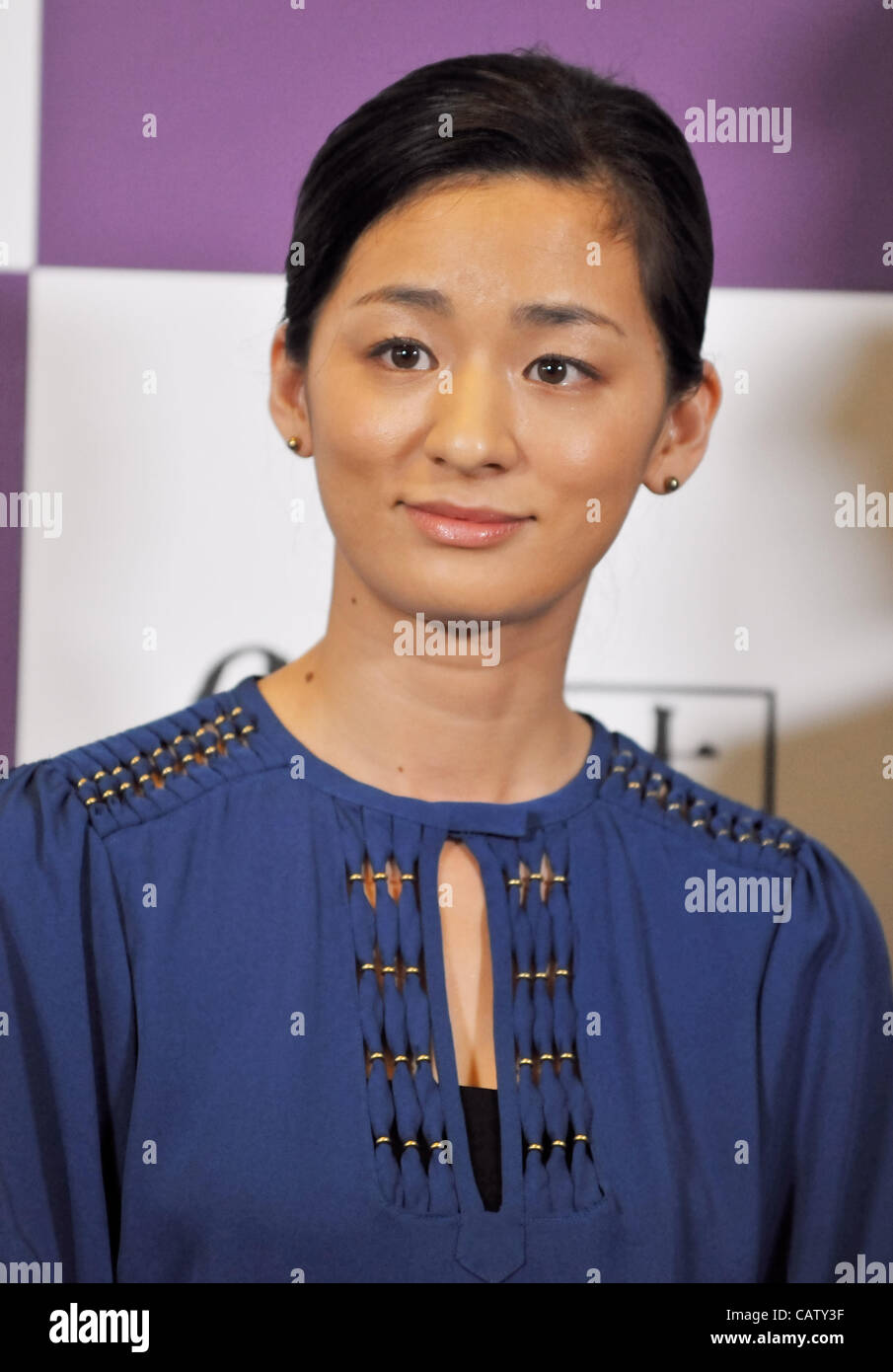 Machiko Ono April 19 2012 Tokyo Japan Actress Machiko Ono Attends A Premiere For The Film