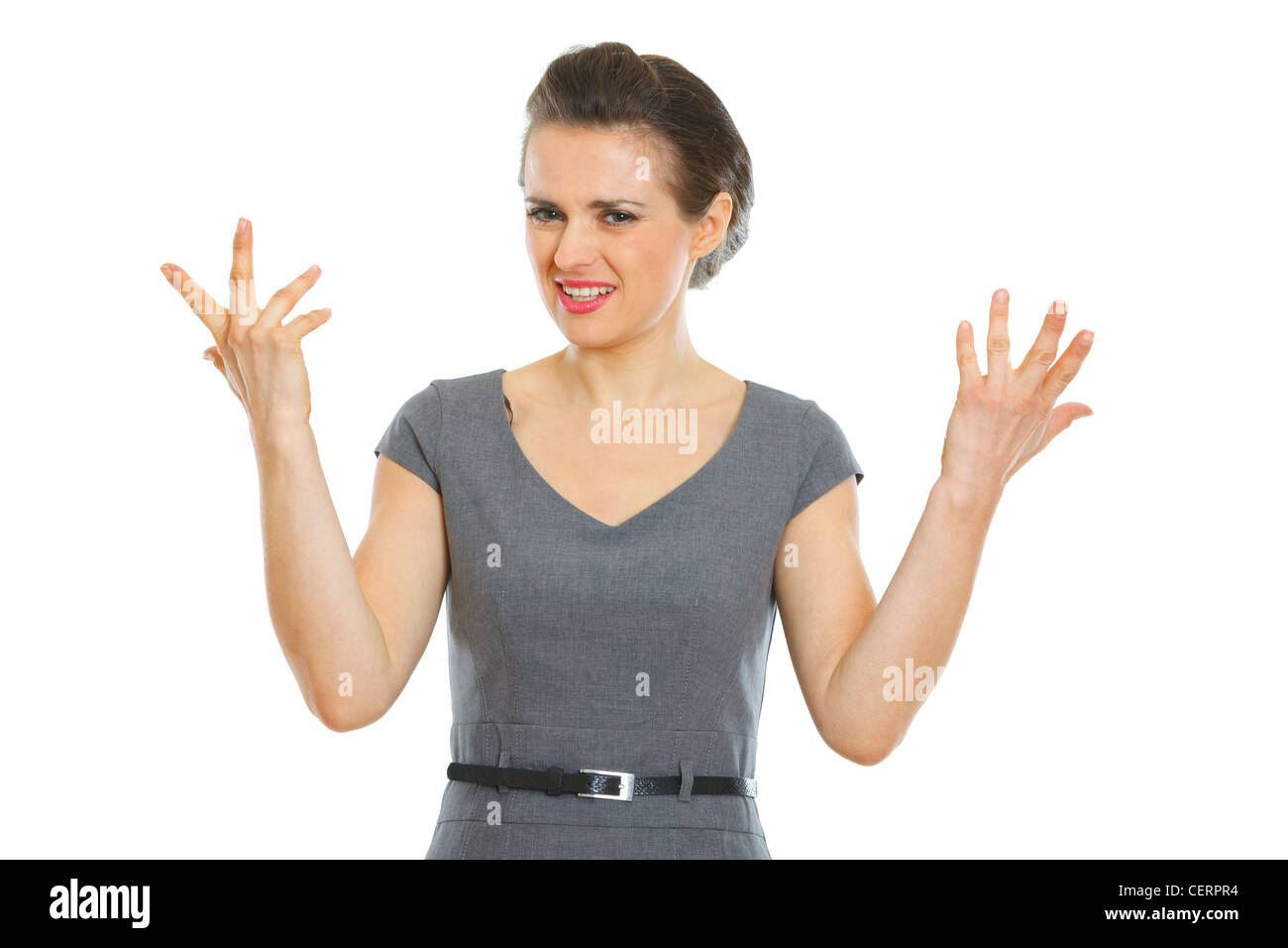 Portrait of resenting woman Stock Photo - Alamy