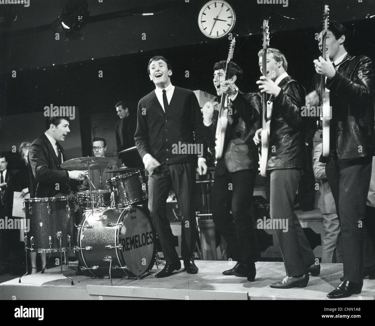 Brian Poole And The Tremeloes Uk Pop Group On Ready Steady Go In 1963 Photo Tony Gale Stock