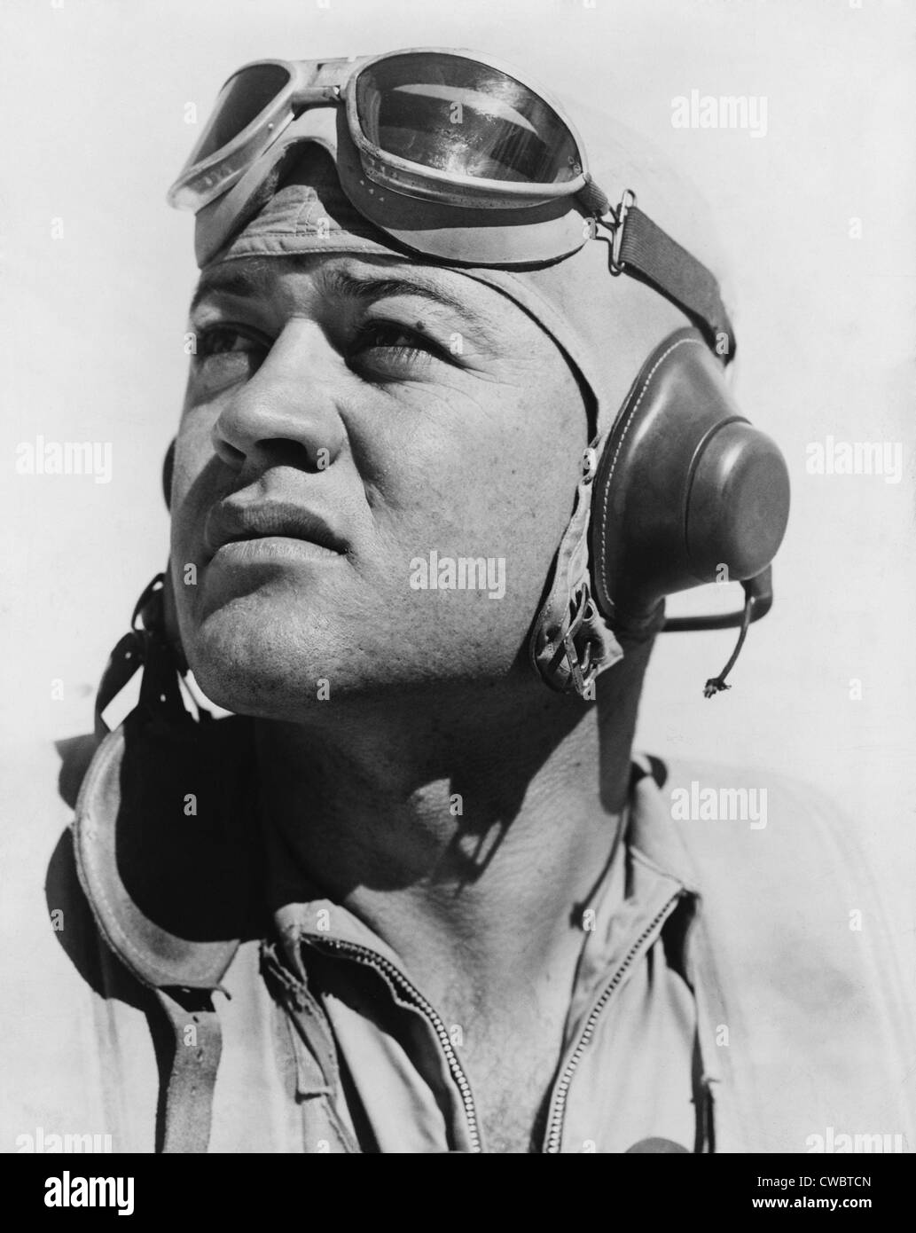 Major Gregory 'Pappy' Boyington, commanding officer of the famous ...