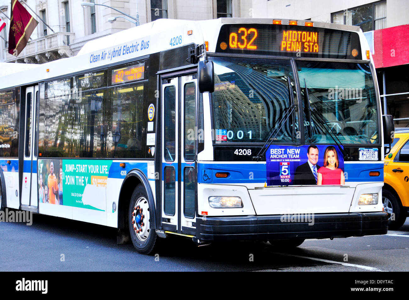 New York City Public Transportation Q32 Bus, Manhattan, New York City ...
