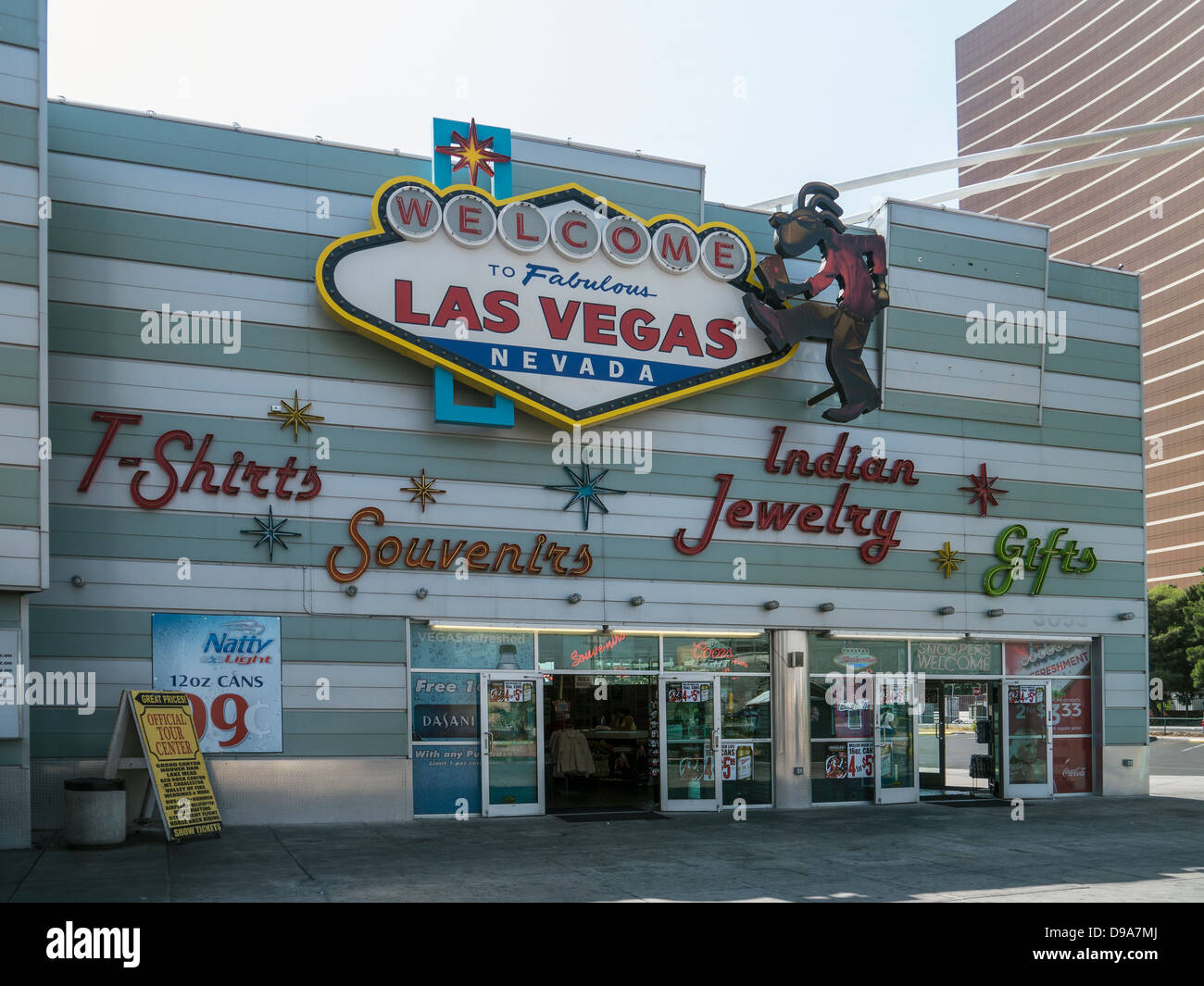 Las Vegas Gift Shop on Las Vegas Boulevard Stock Photo - Alamy