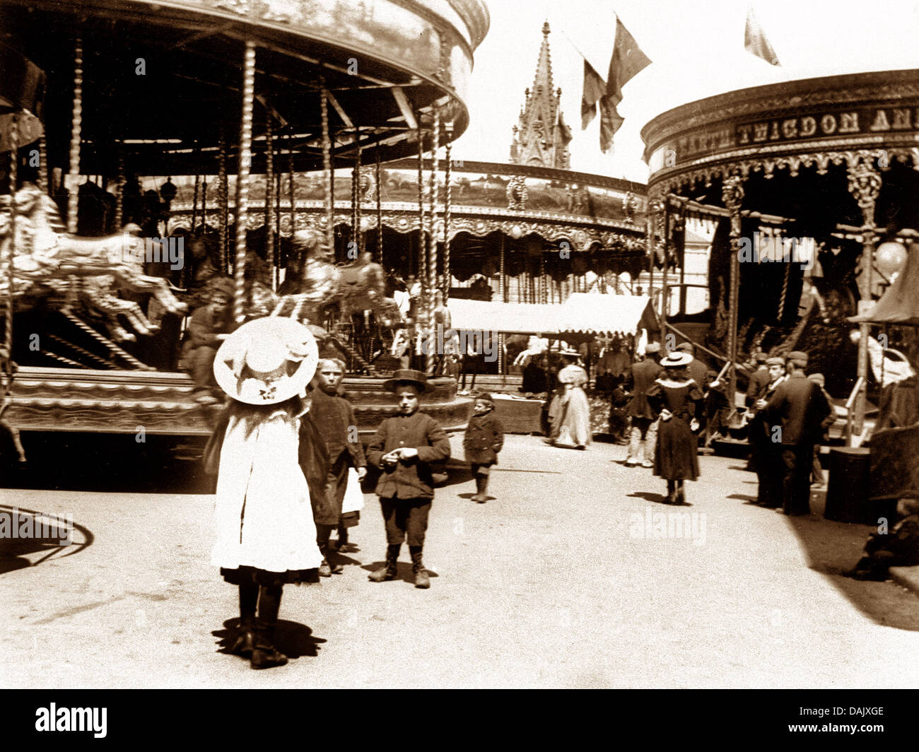 Mansfield Fair early 1900s Stock Photo Alamy