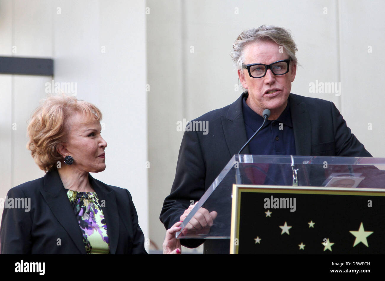 Maria Elena Holly And Gary Busey Buddy Holly Star Unveiling On The