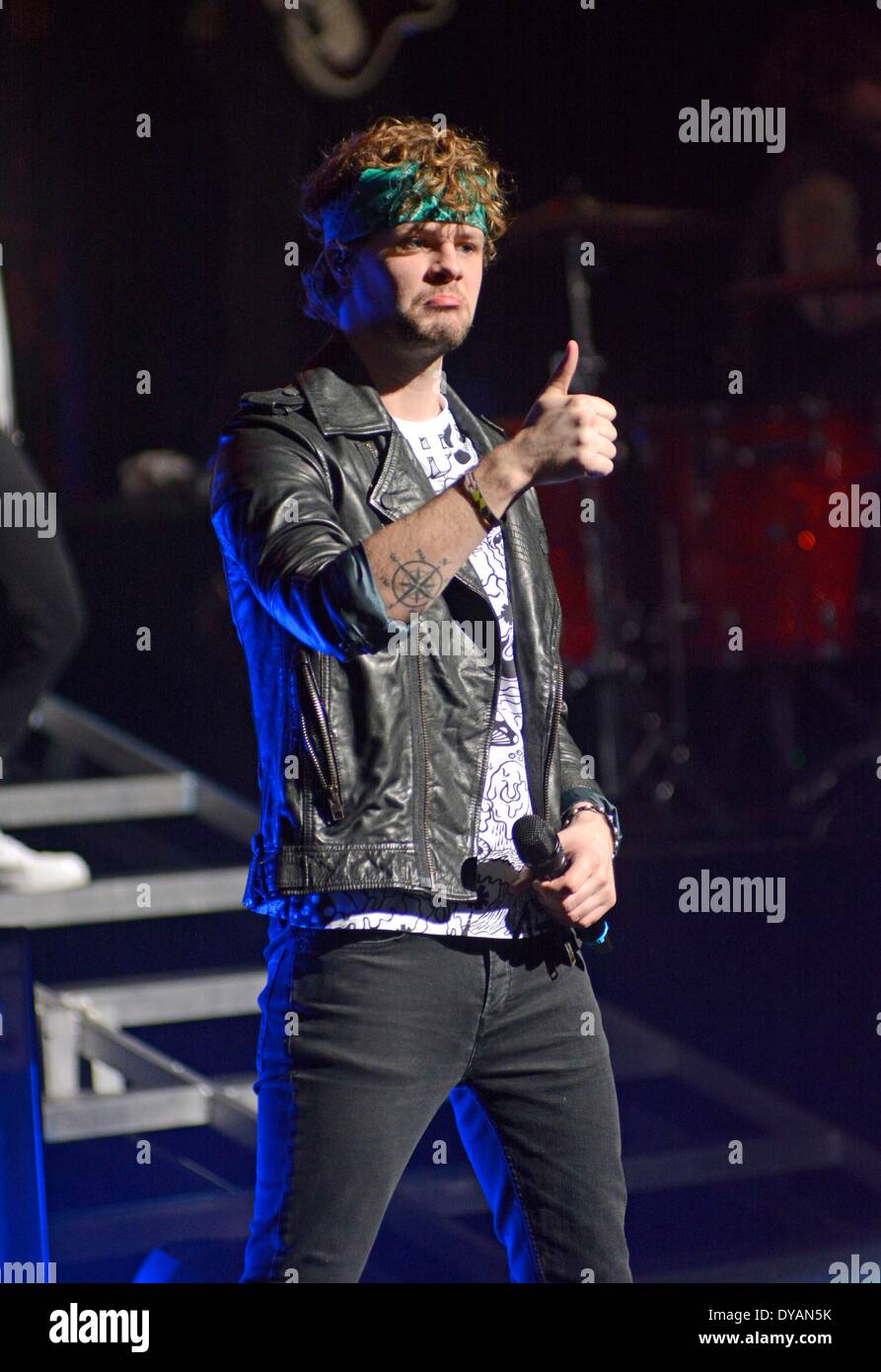 New York Ny Usa 11th Apr 2014 The Wanteds Jay Mcguiness Inside For The Wanted In Concert 