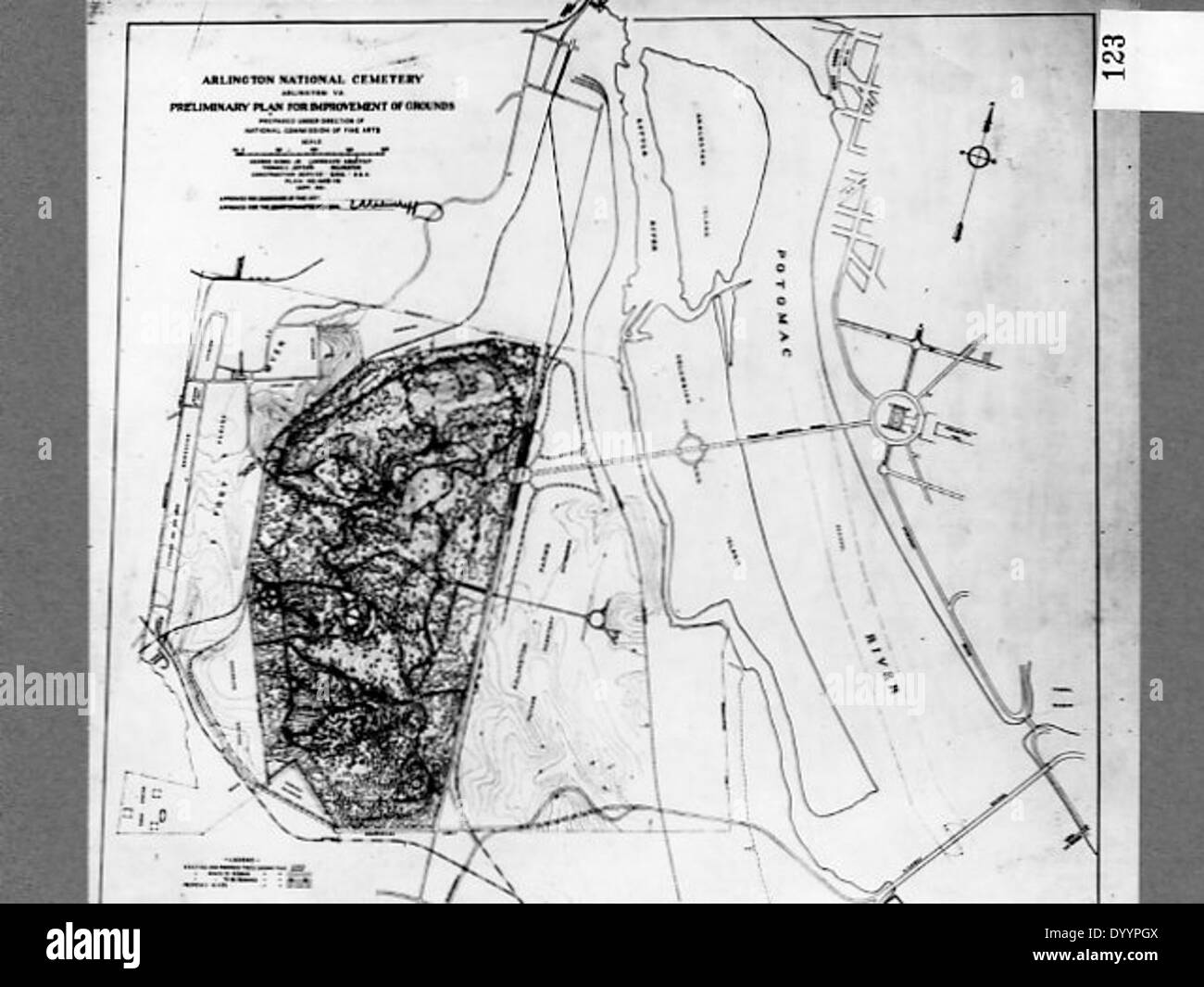 Map Of Arlington National Cemetery DYYPGX 