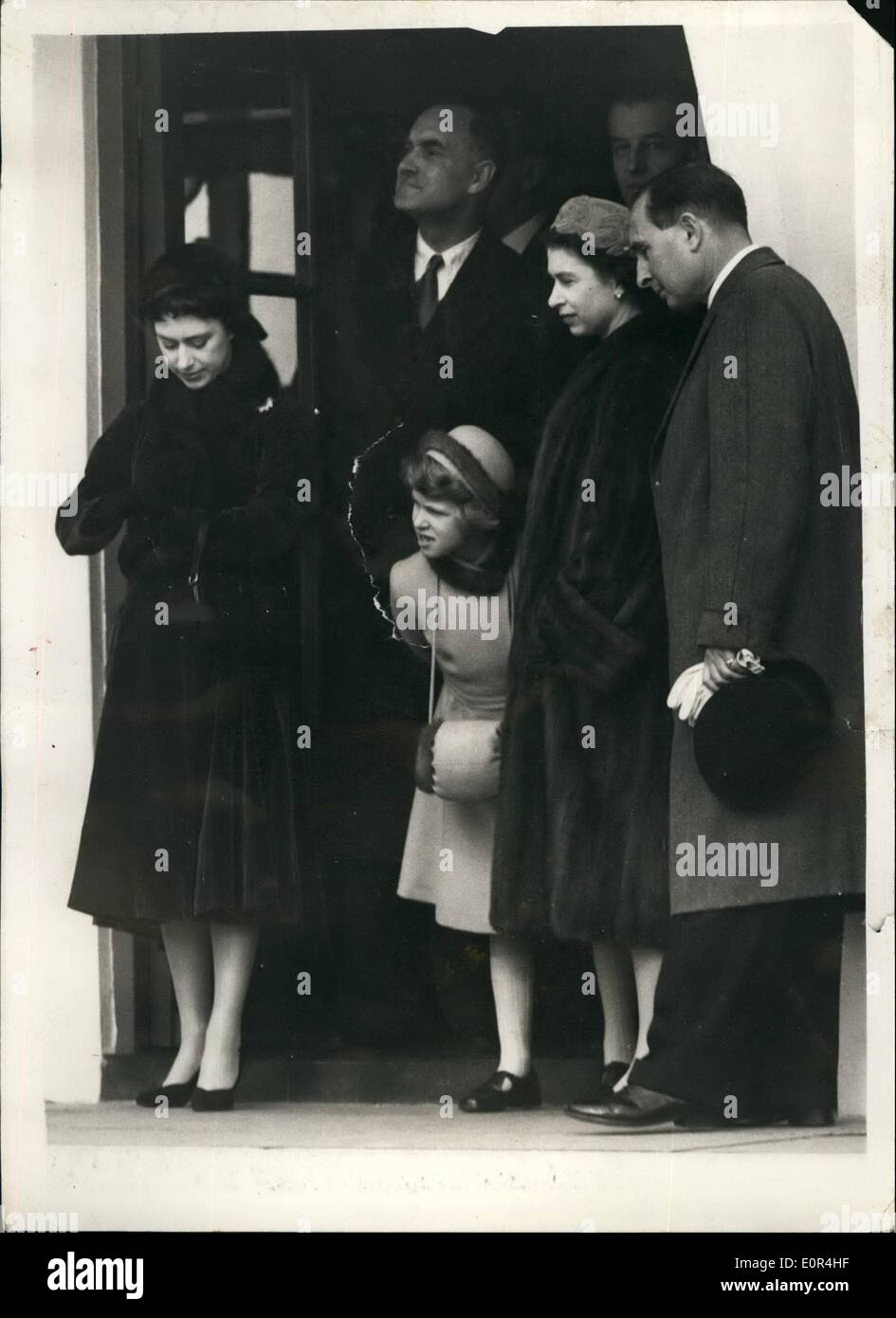 Mar. 03, 1958 - Queen mother arrives home; The Queen Mother arrived at ...