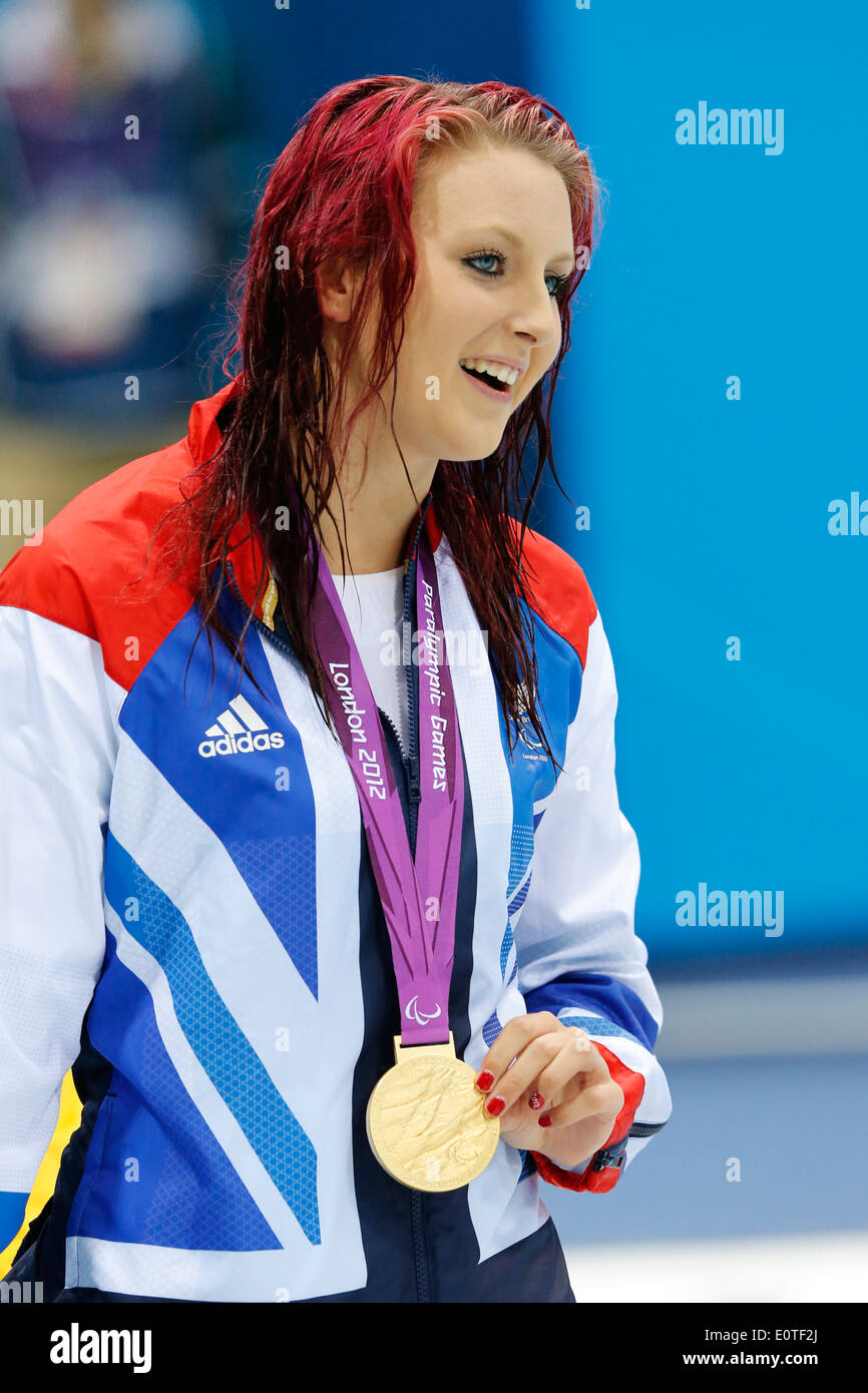 Jessica Jane Applegate Of Great Britain Celebrates With Her Gold Medal