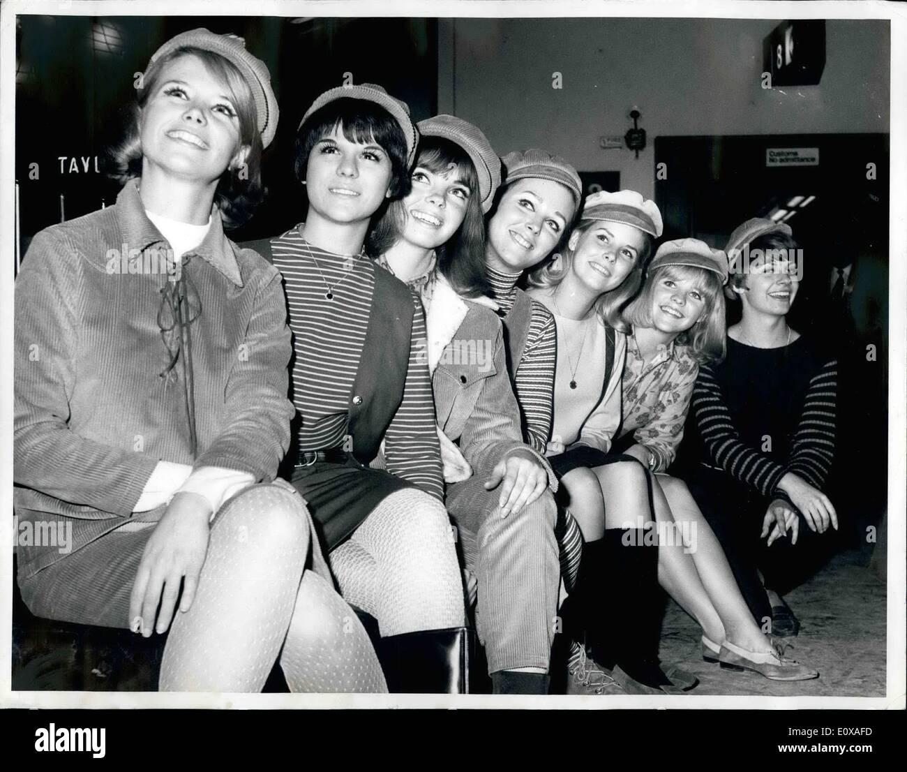 Jan. 01, 1966 - The Jantzen smile girls - arrive in London. Seven ...
