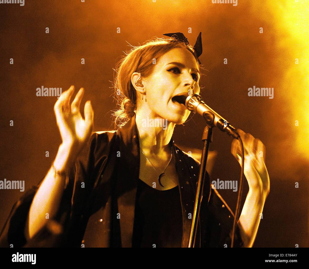 Swedish Singer Nina Persson Formerly Of The Cardigans Performs A Solo Concert At The Button