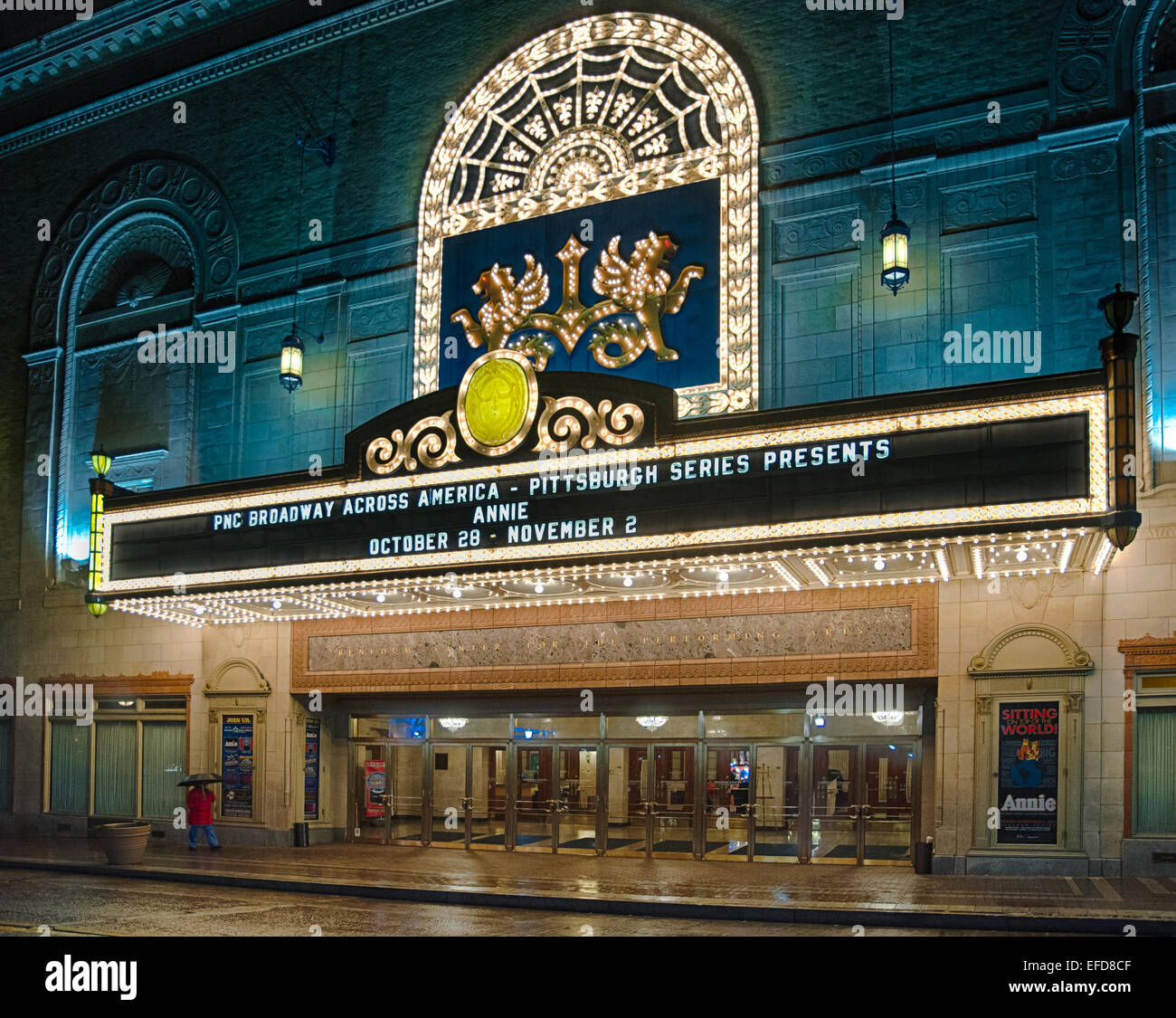The Benedum Center is a popular Pittsburgh Cultural District performing