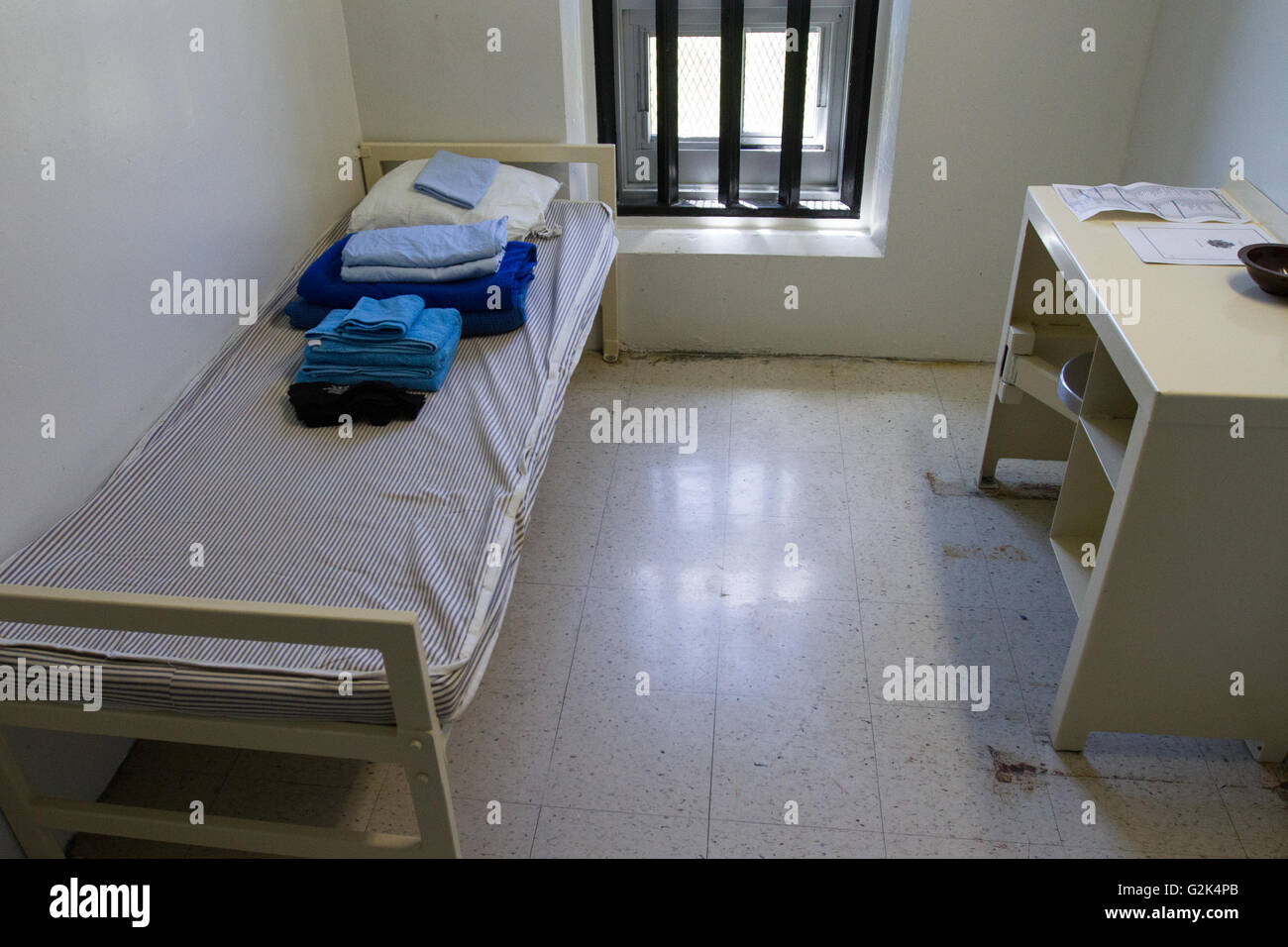 A Cell Inside The Segregation Unit At Collins Bay Penitentiary In
