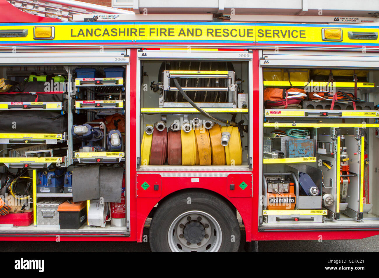 Lancashire Fire And Rescue Serivce Fireman Fire Brigade Firefighter