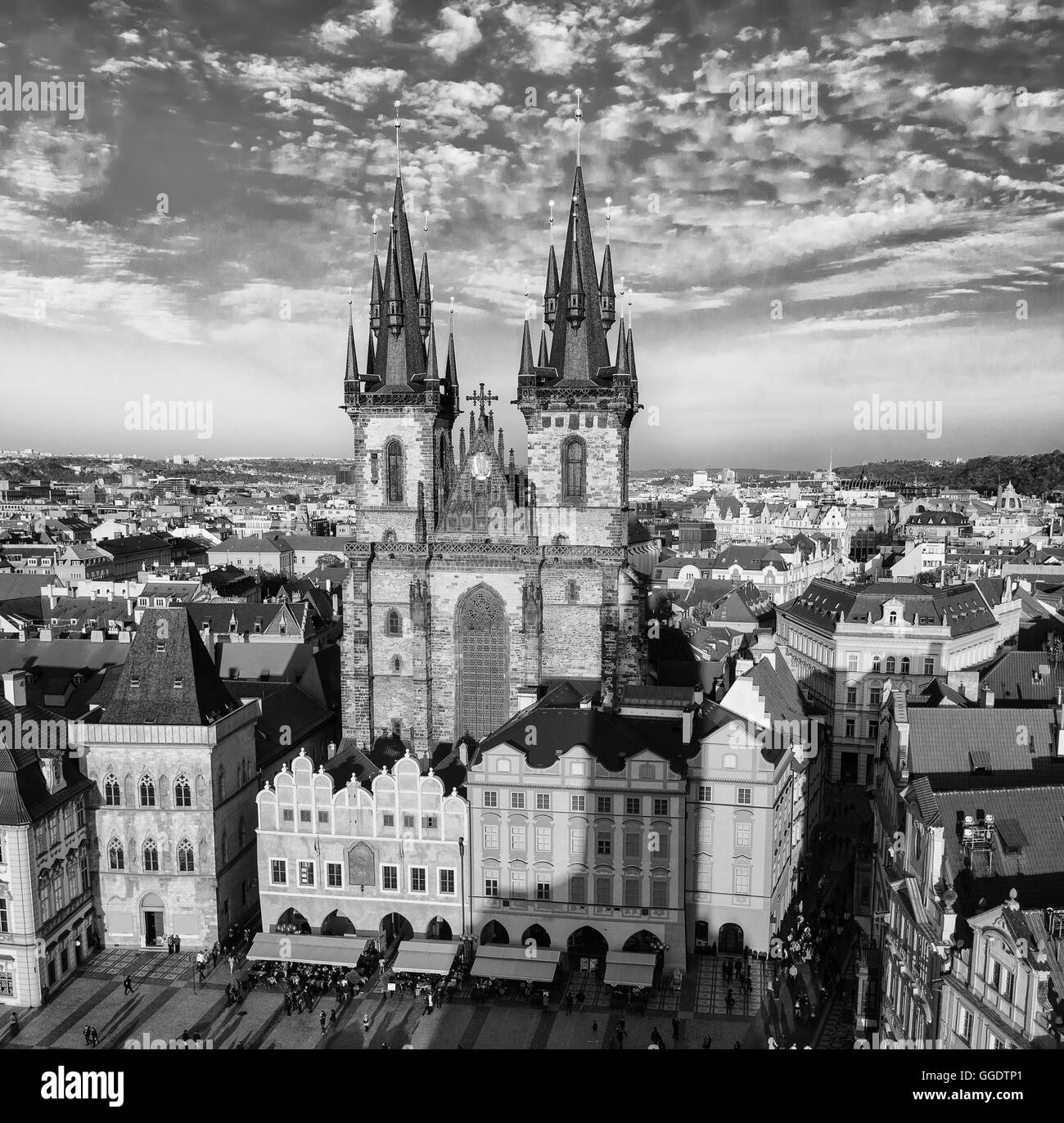 Old Town Square Prague Stock Photo Alamy