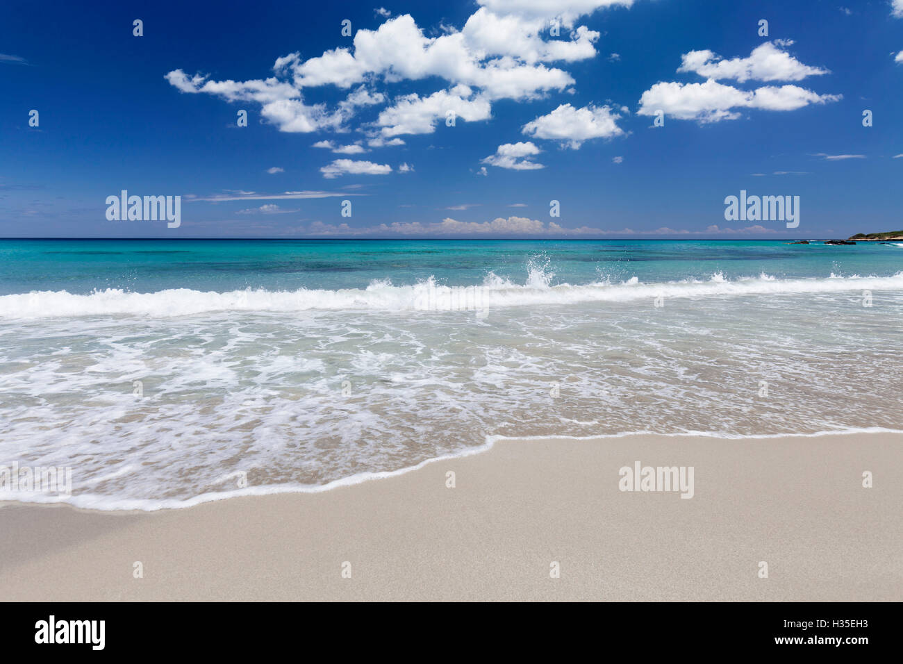 Baia dei Turchi beach, near Otranto, Lecce province, Salentine ...
