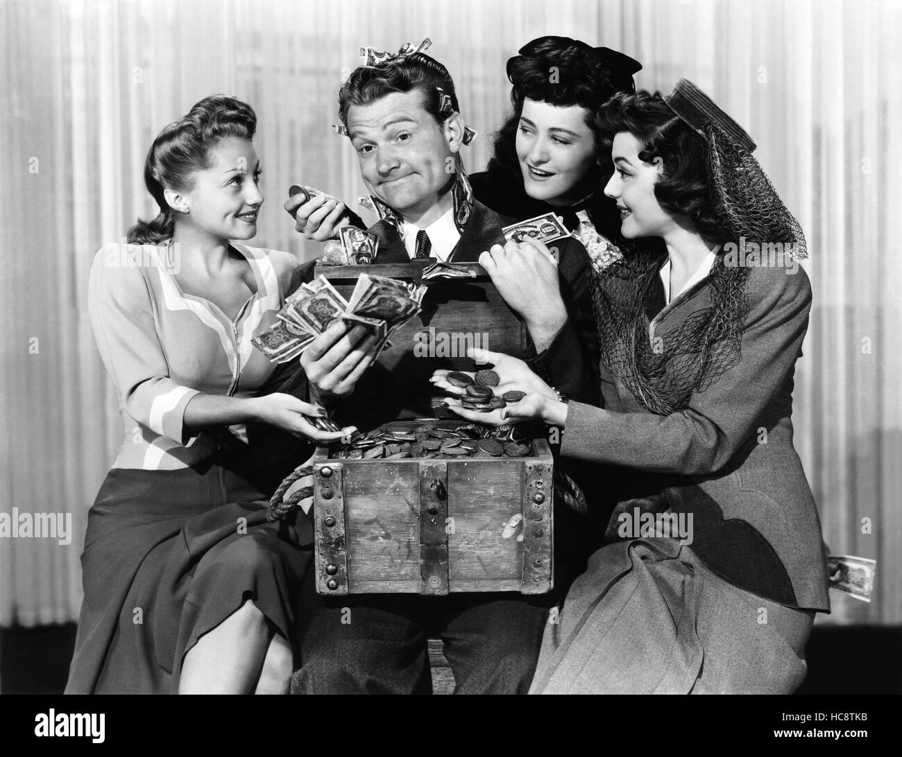 Whistling In Dixie From Left Diana Lewis Red Skelton Celia Travers Ann Rutherford 1942