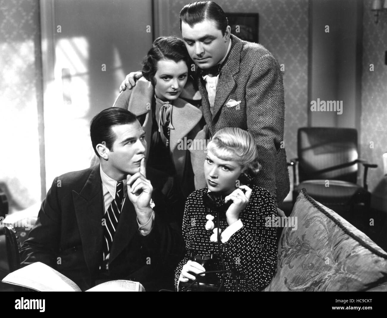 TRAPPED BY TELEVISION, Nat Pendleton, Mary Astor, Lyle Talbot, Joyce ...