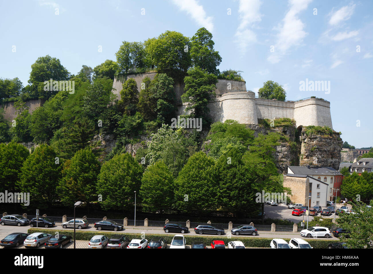Holy Spirit citadel, Luxembourg city, Luxembourg Stock Photo - Alamy