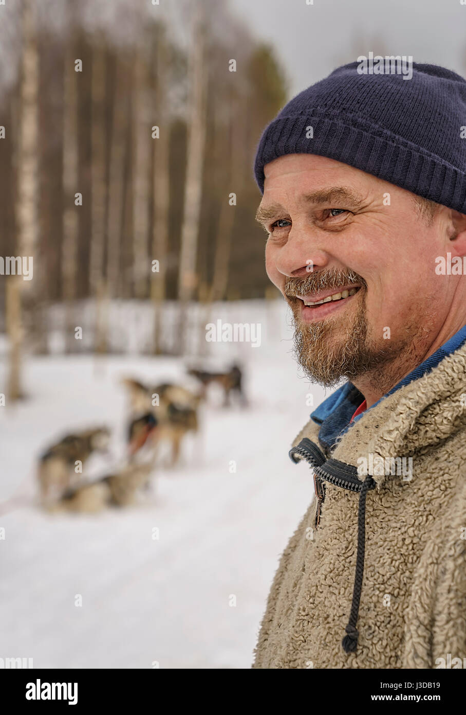 Portrait of Male, Lapland, Finland Stock Photo - Alamy