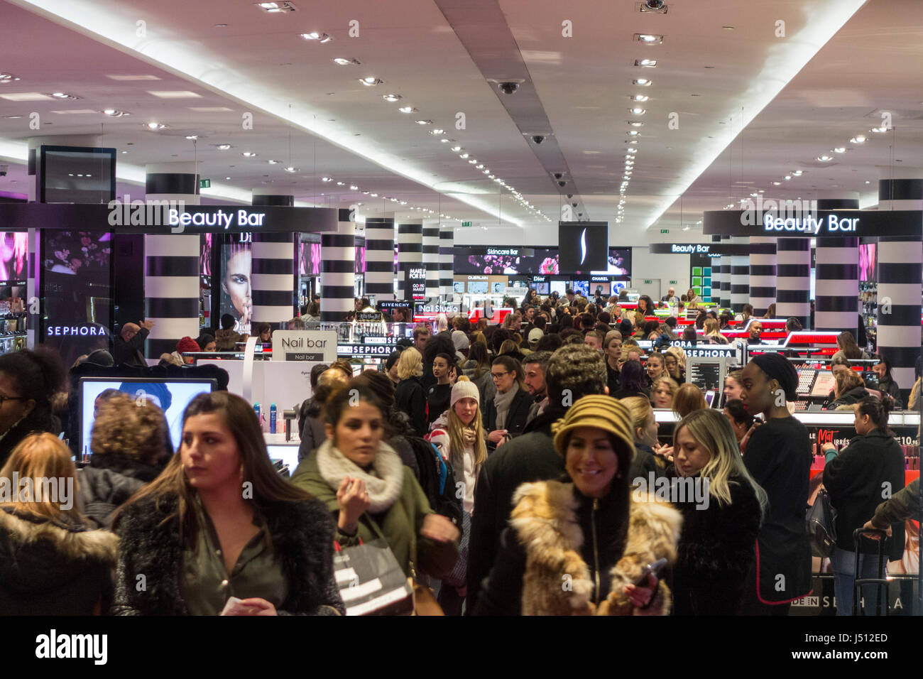 Sephora flagship store, Champs Elysees, Paris, France Stock Photo - Alamy