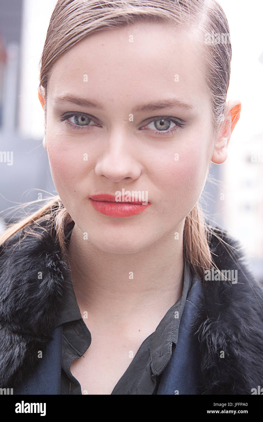 Fashion model Monika Jac Jagaciak Beauty portrait Stock Photo - Alamy