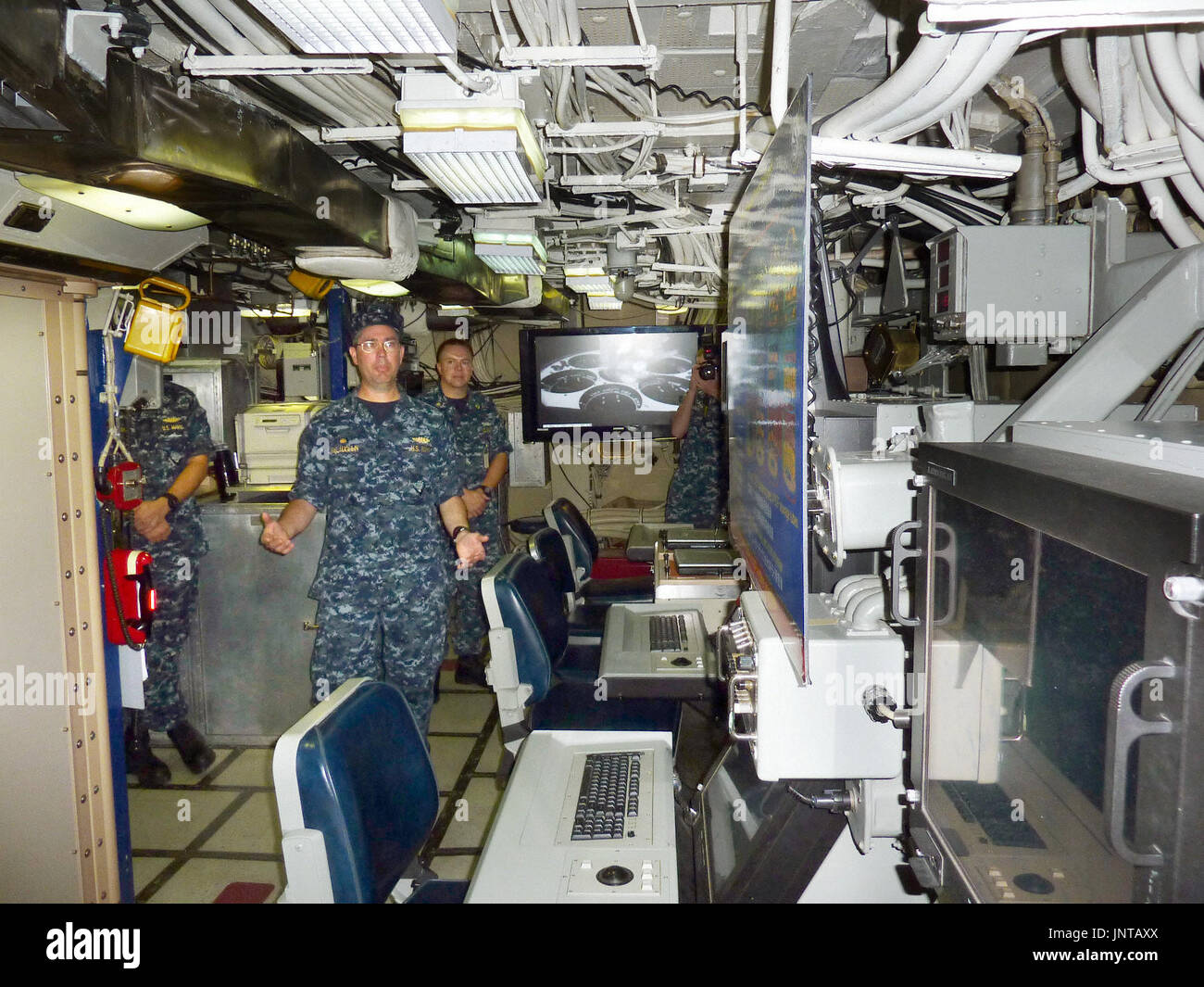 TOKYO, Japan - The U.S. Navy shows the inside of the Ohio-class nuclear