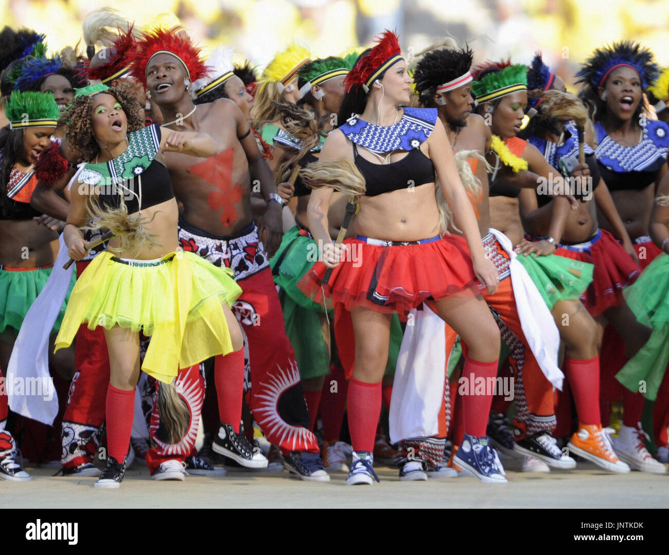 JOHANNESBURG, South Africa - Performers dance during the opening ...