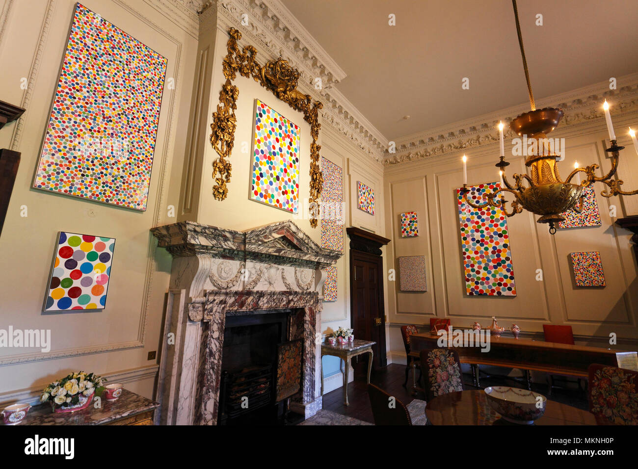 Damien Hirst's sculptures on display at Houghton Hall, Norfolk, UK ...