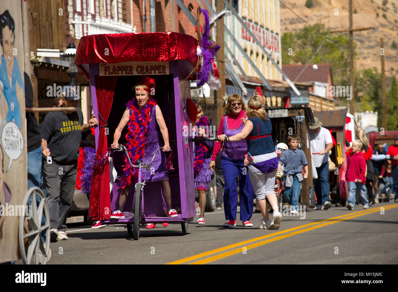 The annual Virginia City, Nevada, outhouse races, one of the quirkiest